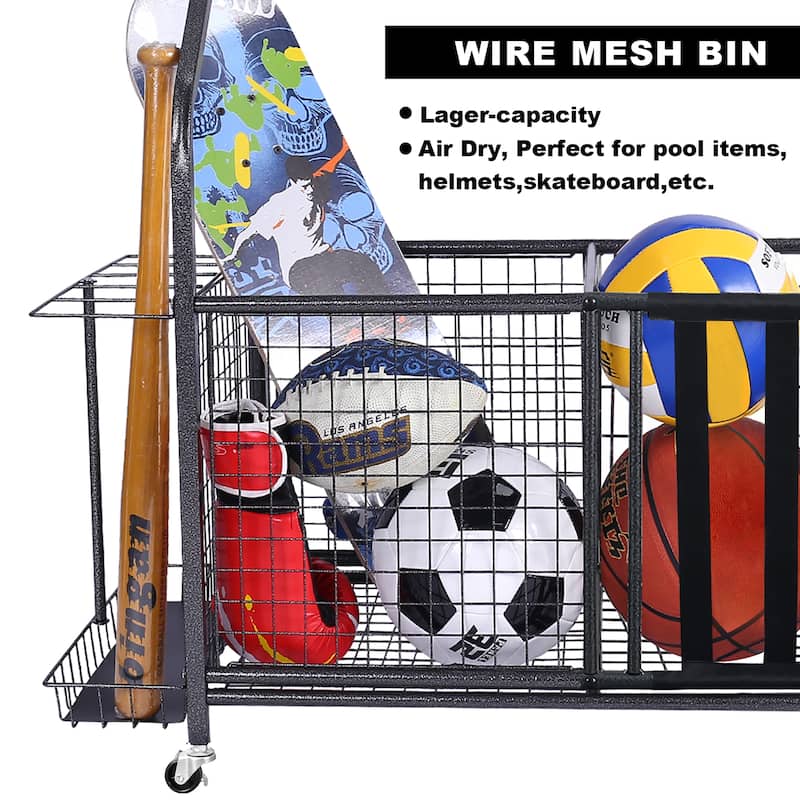 Sport Rack Sports Equipment Garage Organizer Sport Storage