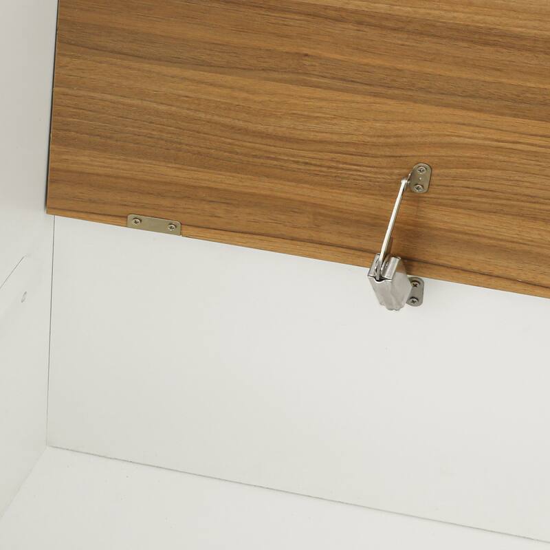 Minimalist Stylish Hall Tree with Shoe Cabinet with 3 Hanging Hooks