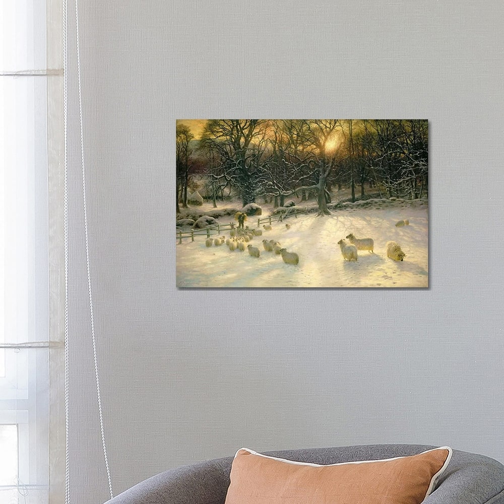 iCanvas "The Shortening Winter's Day is Near a Close " by Joseph Farquharson Canvas Print