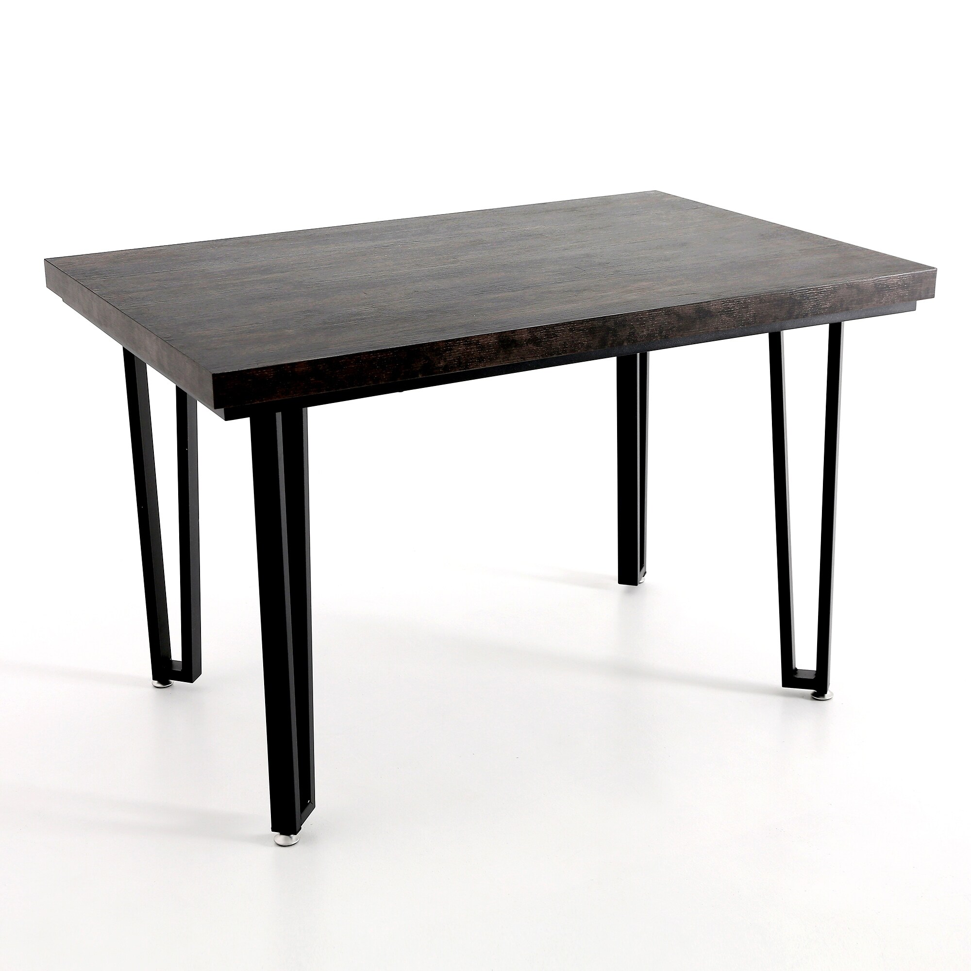 Shop Mcombo Mid Century Retro Black Collection Rectangle 6 Person