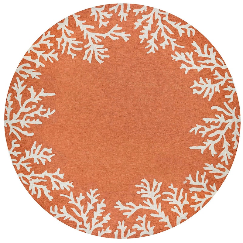 Liora Manne Capri Coral Border Indoor/Outdoor Rug