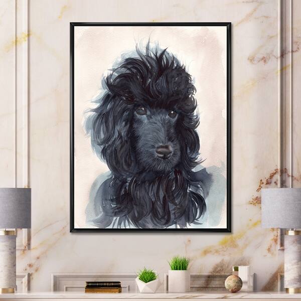 Poodle Slides - Black Poodle Poodle Slides - Black Poodle