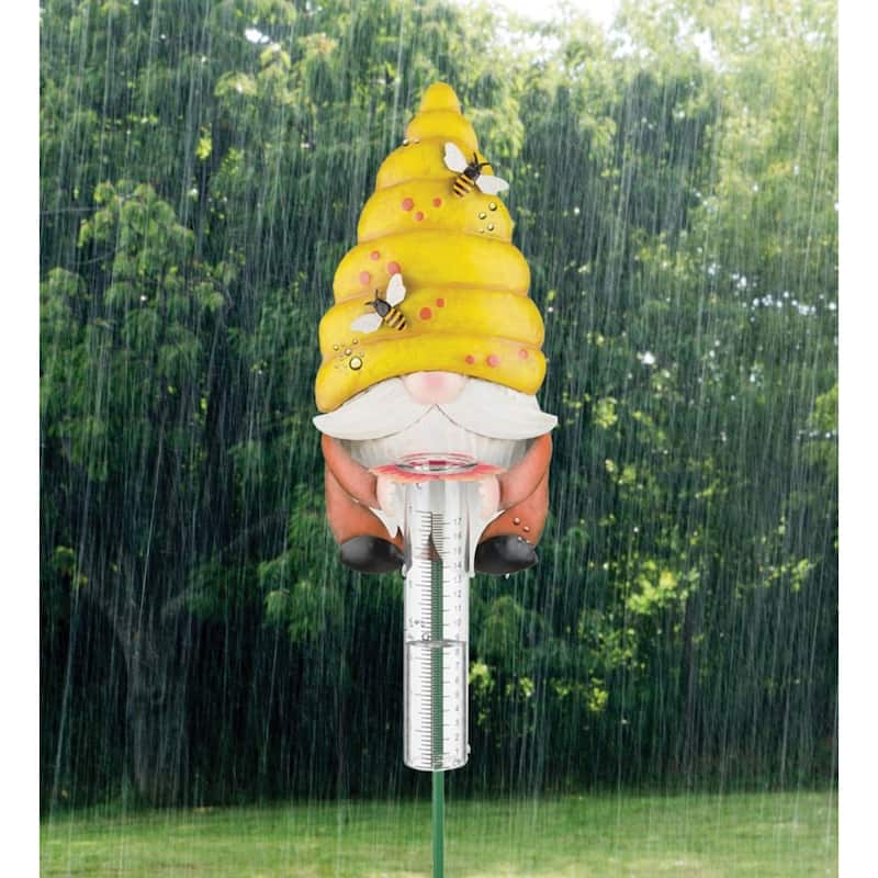 Gnome Rain Gauge - Bee