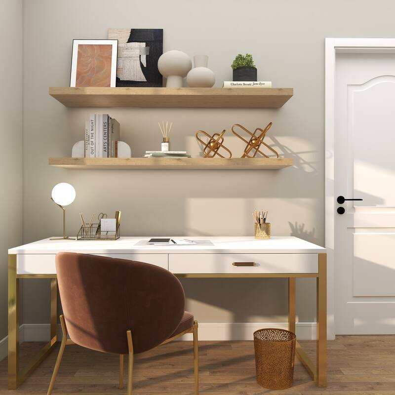 CosmoLiving by Cosmopolitan Gold Metal Linked Jack Decorative Sculpture with Orb Center (Set of 2)