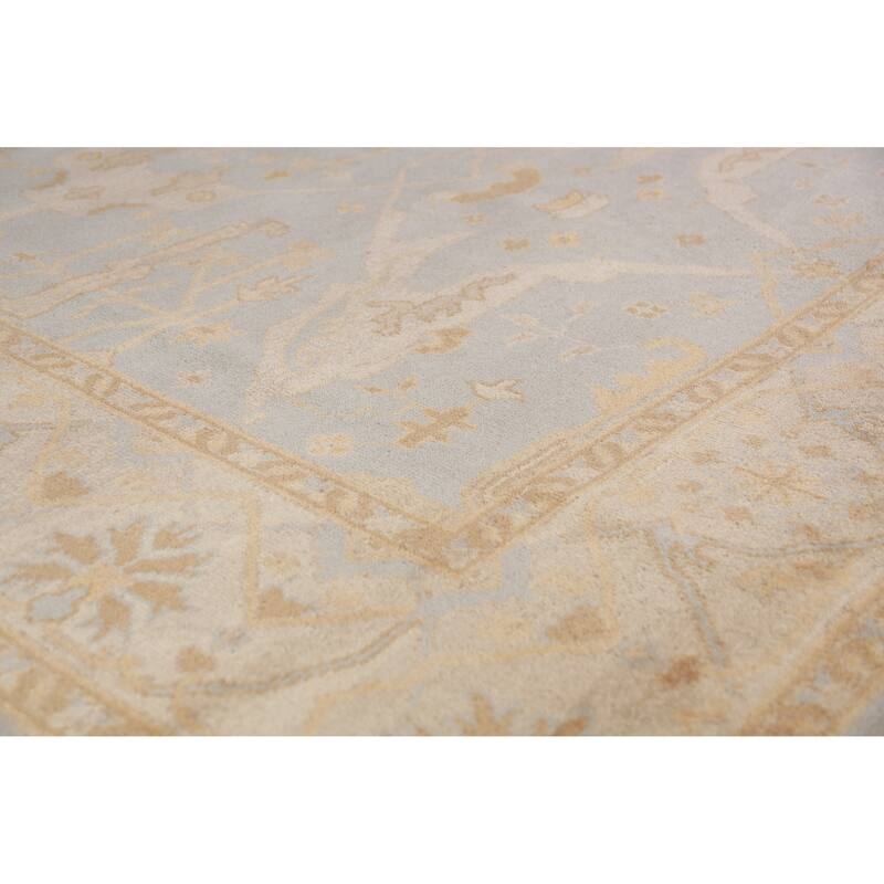 Oushak Indian Area Rug Oriental Handmade Wool Carpet - 8'2" x 9'10"