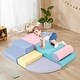 preview thumbnail 12 of 23, 6 in 1 Soft Foam Playset Play Equipment Climb and Crawl Playground