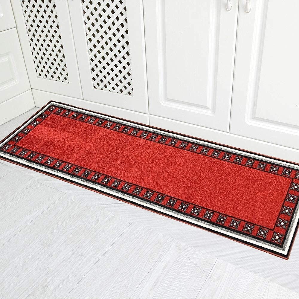 LARGE SMALL KITCHEN MATS NON SLIP LATEX RUBBER BACK BATHROOM HALL RUNNER  RUGS