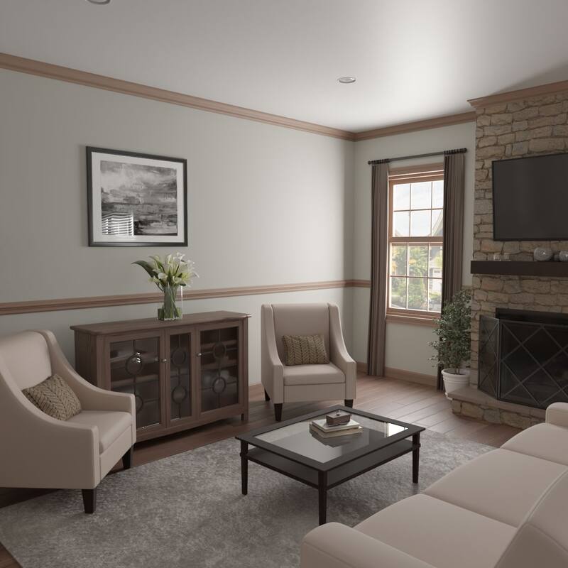 WM318 7/8-in D x 3-1/4-in W x 96-in L Americraft Solid Hardwood Stain Grade Colonial Casing Moulding