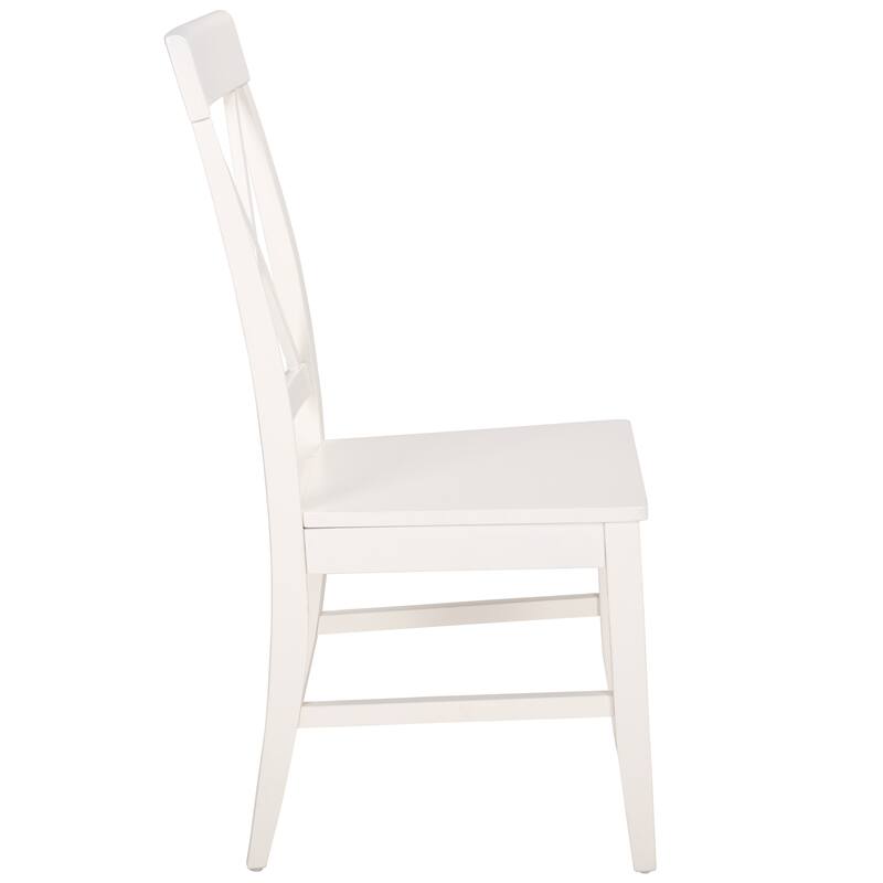 SAFAVIEH HOME Ksenia X-Back Side Chair - 18"W x 22"D x 38"H