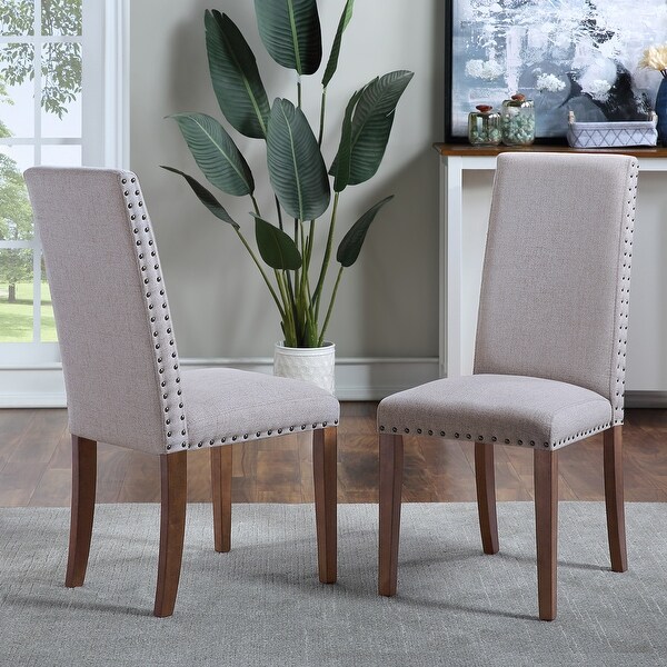 Elegant upholstered dining chairs best sale