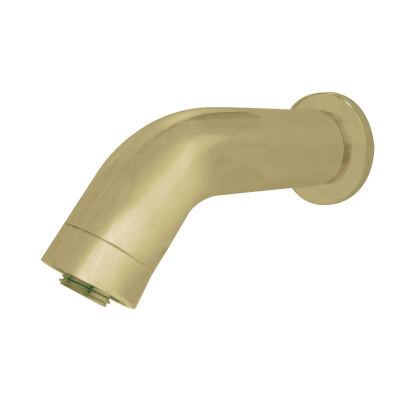 Kingston Brass AquaElements 6-1/2" Wide Shower Arm with Flange - Brushed Brass