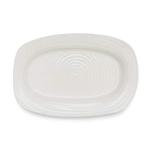 Portmeirion Sophie Conran Sandwich Tray - White - 13.5 inch x 9 inch
