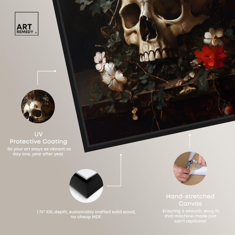 Skull's Legacy Canvas by Art Remedy