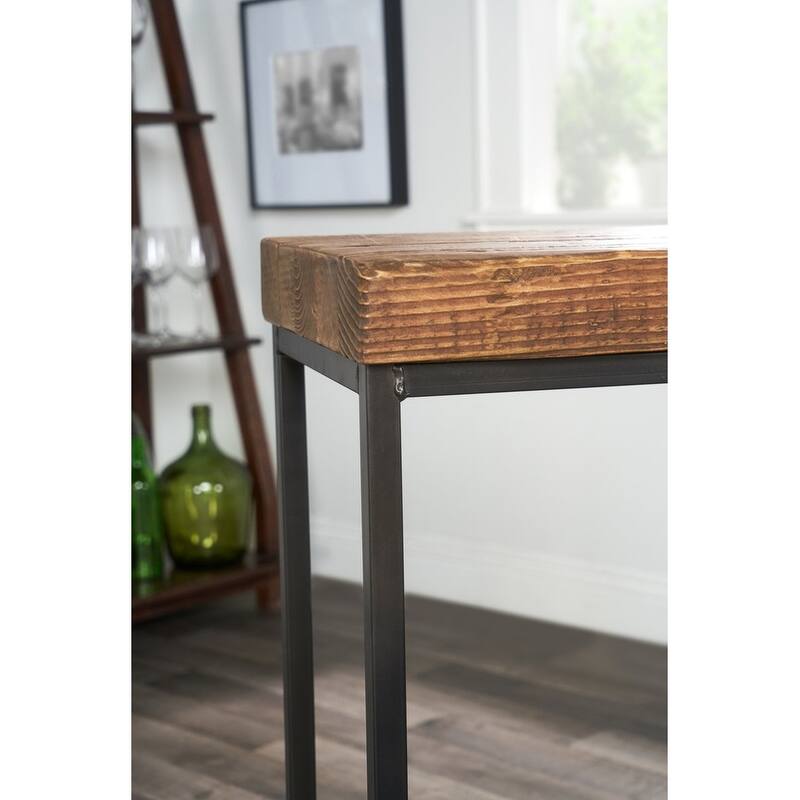 Carbon Loft Borrelli Reclaimed Wood Bar Stool