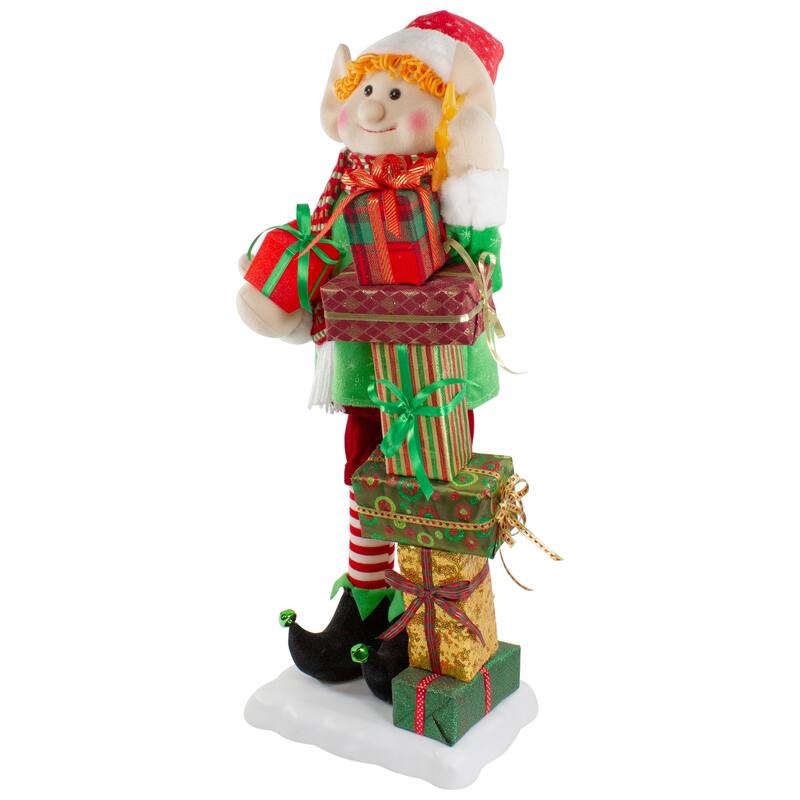 30-Inch Santa's Little Animated Elf with Lighted Star Musical Christmas Figure - 30"