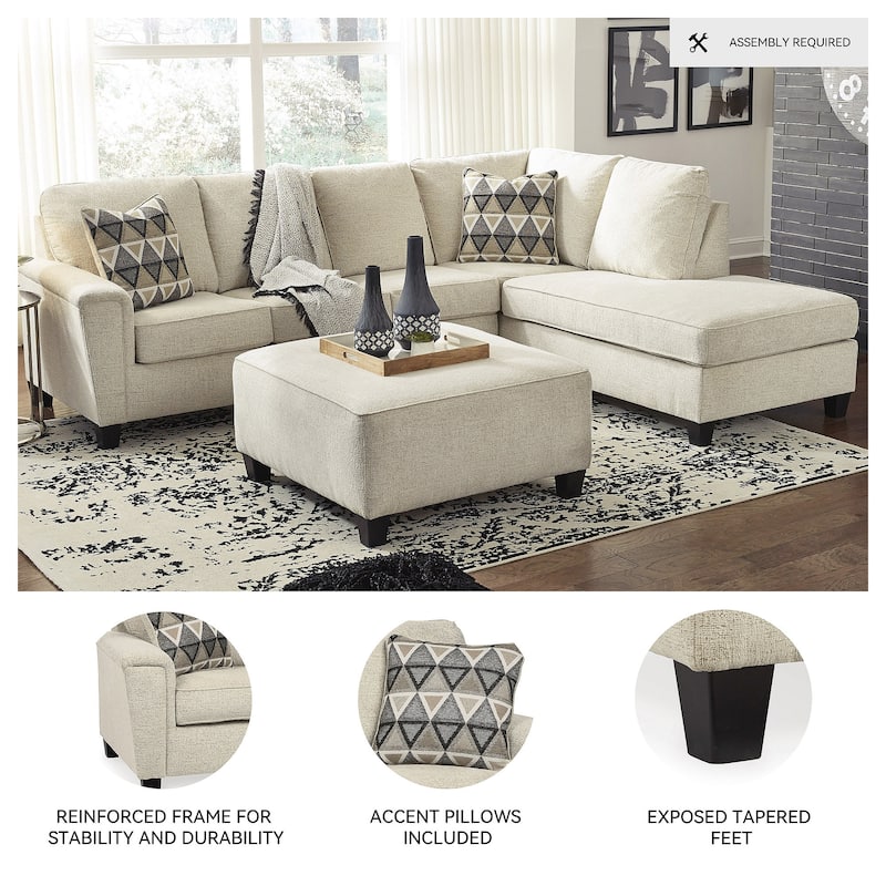 Signature Design by Ashley Abinger 2-Piece Sectional with Chaise