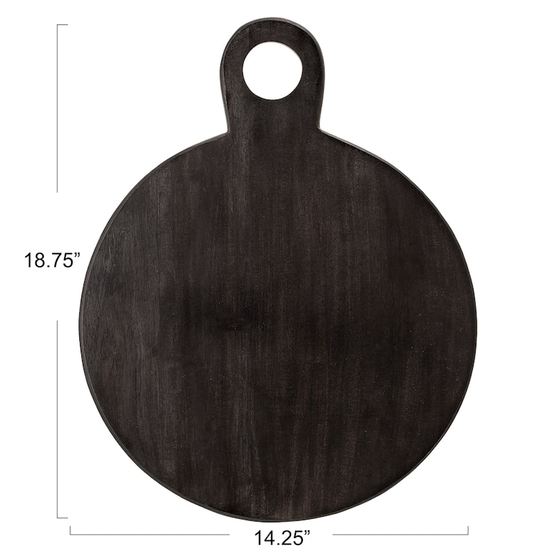Black Acacia Wood Tray/Cutting Board