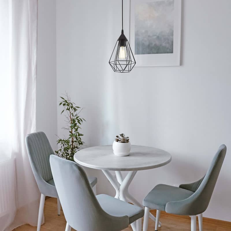 Lindell 1-Light Pendant with Matte Black Finish