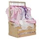 preview thumbnail 1 of 3, 43 Pc Girl Clothing Baby Shower Gift Crate Pink