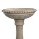preview thumbnail 2 of 8, Tucson Zinc Birdbath - 17" x 21"