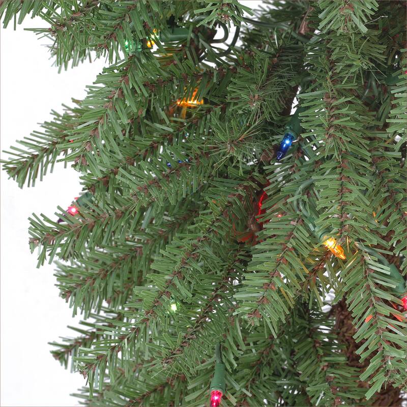 Puleo International 6 ft. Pre-Lit Alpine Artificial Tree