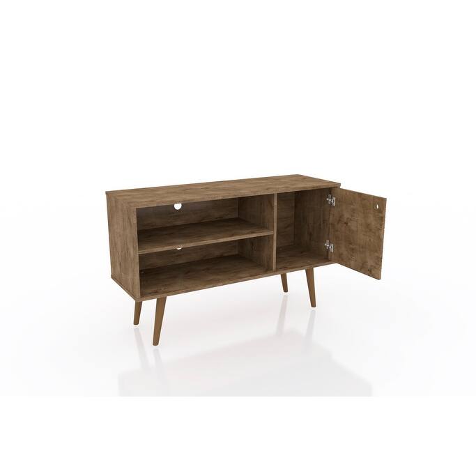 Mid-century Modern Liberty 2-shelf TV Stand
