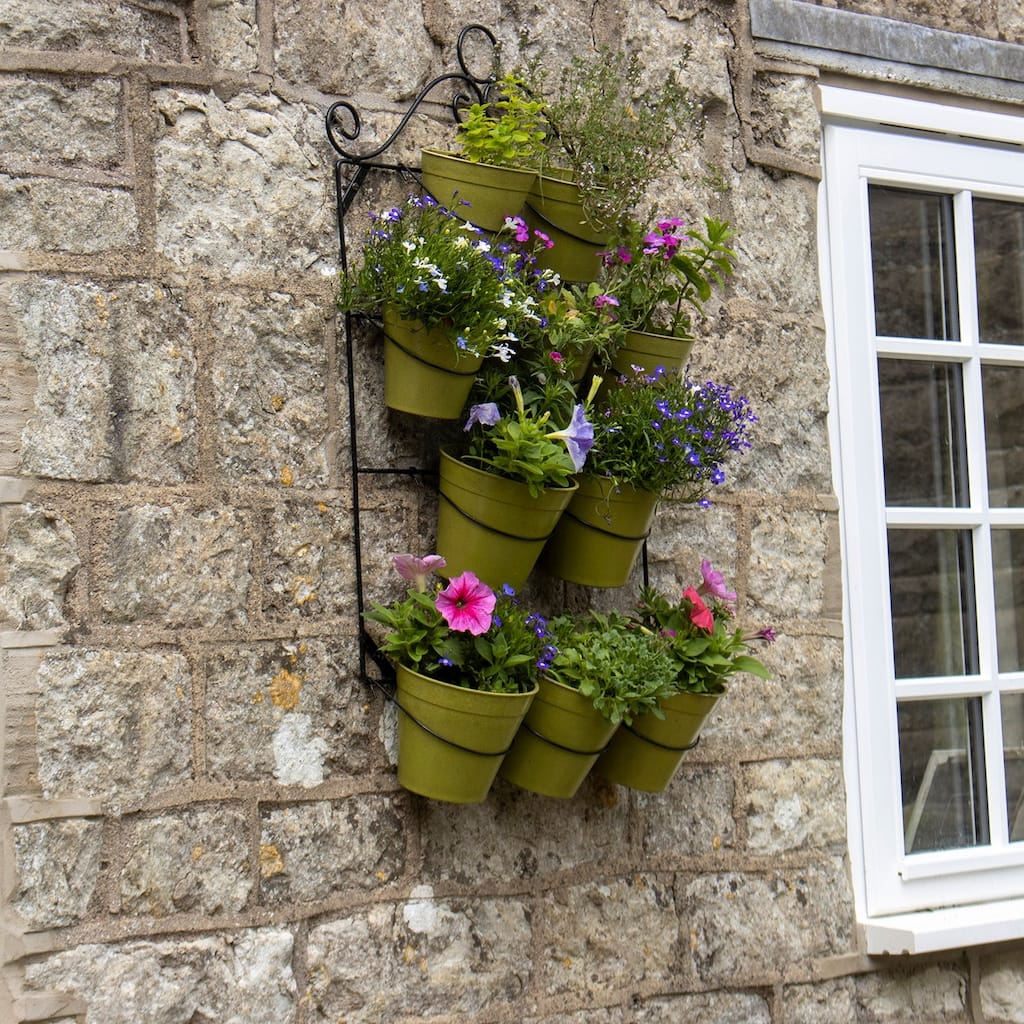 Haxnicks Decorative Outdoor Wall Plant Holders