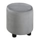 preview thumbnail 12 of 14, Full Velvet Mother & Child Upholstered Platform Bed, Gray