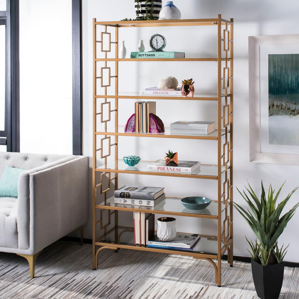 SAFAVIEH Madalyn 7-Tier Etagere - 36' x 16' x 72' - 36Wx16Dx72H