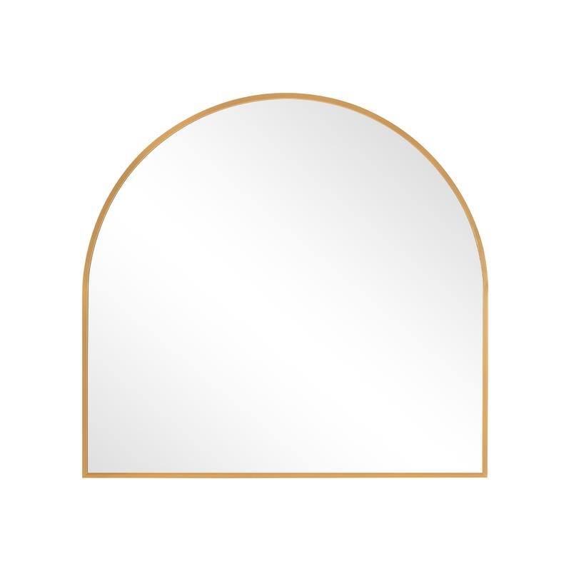 Arch Bathroom Wall Mirror Large Metal Frame Wall Mounted Mirror for Bedroom Living Room Dresser Entryway Decor