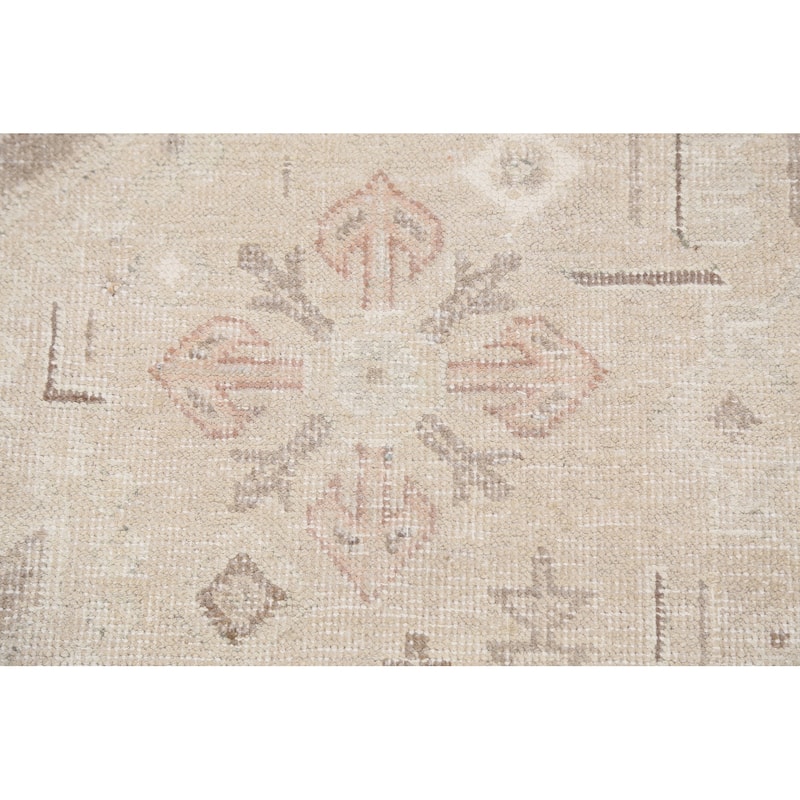 Geometric Traditional Tabriz Persian Area Rug Wool Hand-knotted - 6'8" x 9'8"