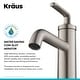 preview thumbnail 34 of 51, KRAUS Ramus Single Handle Bathroom Sink Faucet w/ Lift Rod Drain