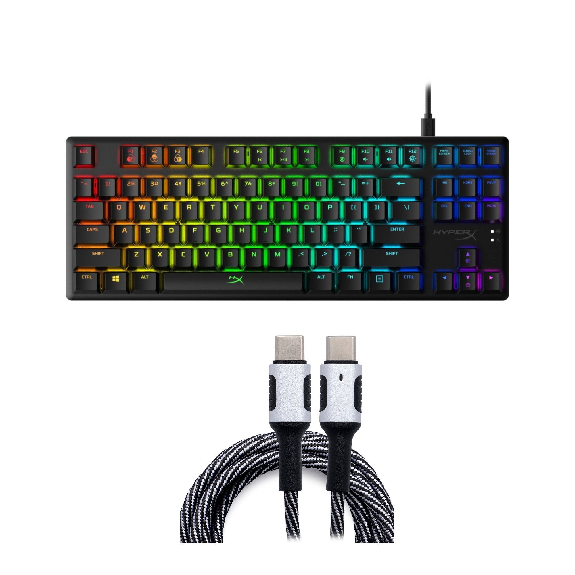 HyperX Alloy Origins Core Tenkeyless Gaming Keyboard Bundle