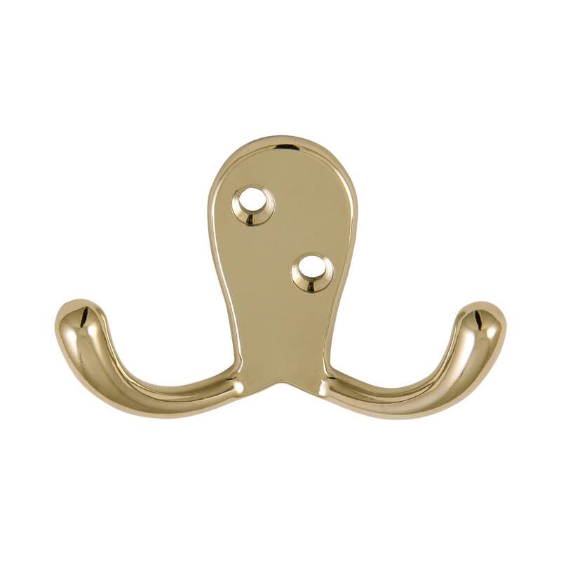 Design House Double Robe Hook - 5 Pack