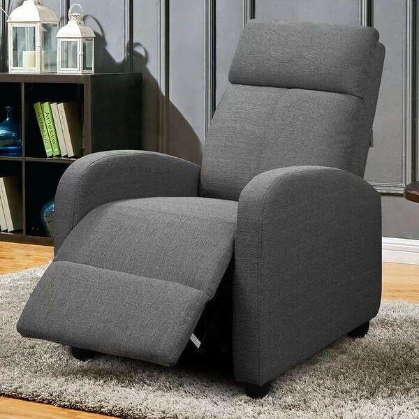 Homall Recliner Chair Fabric Single Living Room Sofa Recliner On