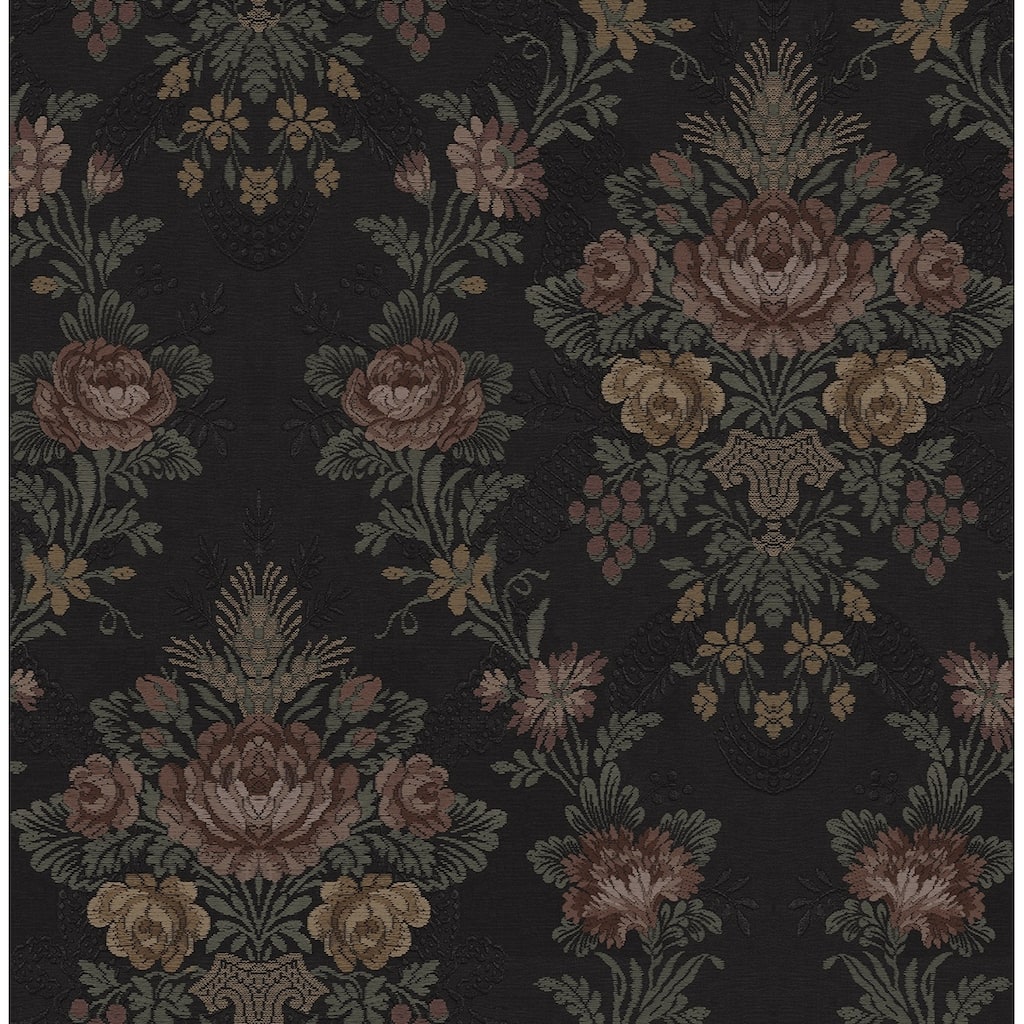 NextWall Hasset Tapestry Floral Peel and Stick Wallpaper - 20.5 in W x 18 ft. L
