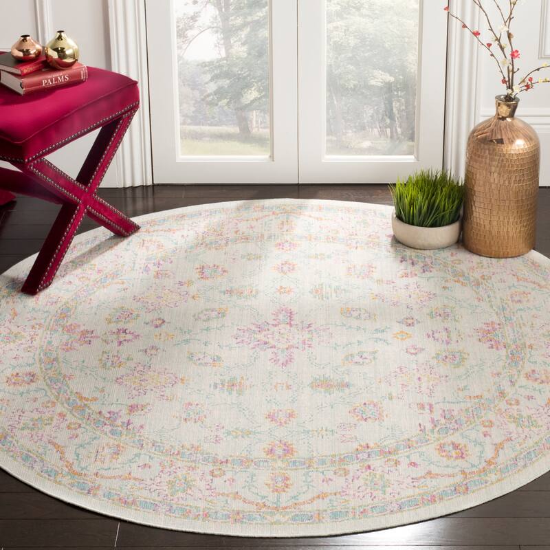 SAFAVIEH Windsor Hela Shabby Chic Oriental Polyester Rug