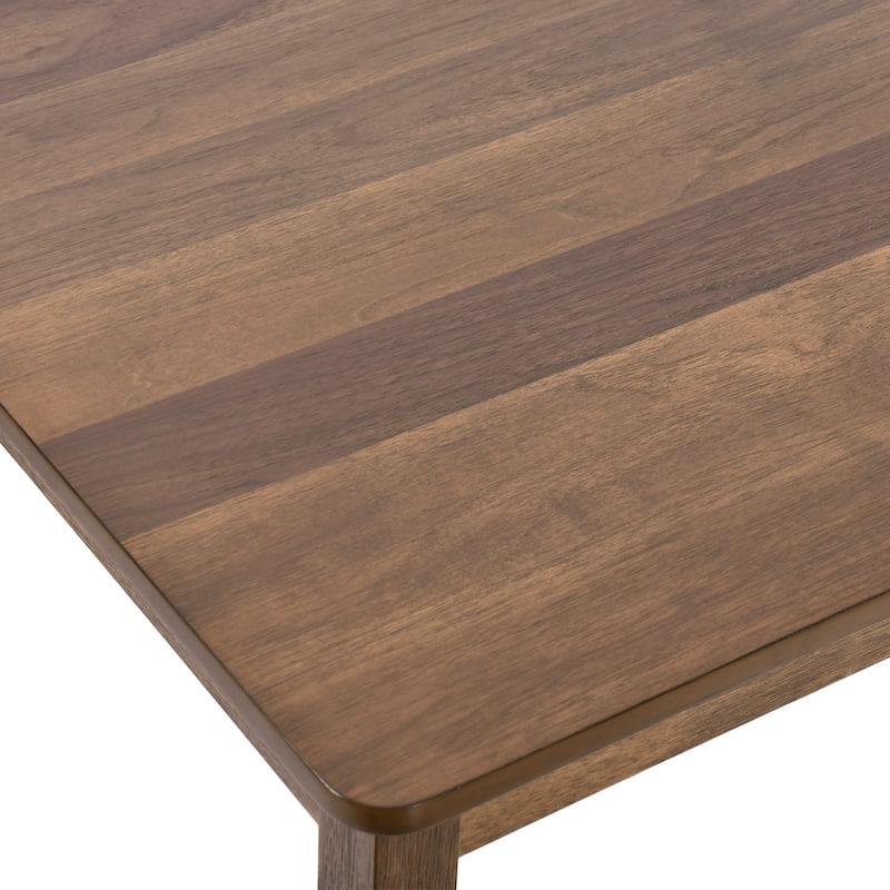 5-Piece Solid Wood 47"L Dining Table Sets (1 Table+ 4 Slat Back Chairs)