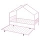 preview thumbnail 81 of 81, Metal house bed with trundle