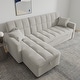 preview thumbnail 15 of 18, 82'' Wide Sectional Couch Pull-Out Sofa Bed with Storage Chaise
