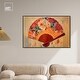 preview thumbnail 25 of 60, Spaniard Fan Canvas Glam Livingroom Wall Art by Art Remedy