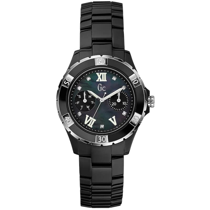Guess Women's Sport Class Black MOP Dial Watch - X69106L2S - Black MOP - One Size