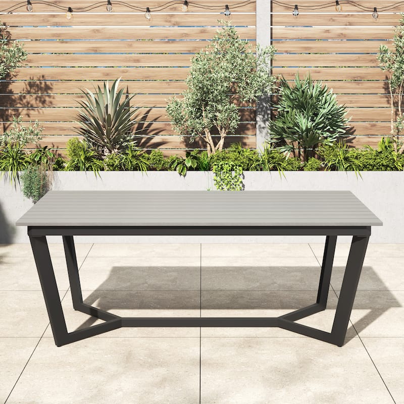 Corvus Orville 6-piece Aluminum Outdoor Dining Set with WPC Table Top