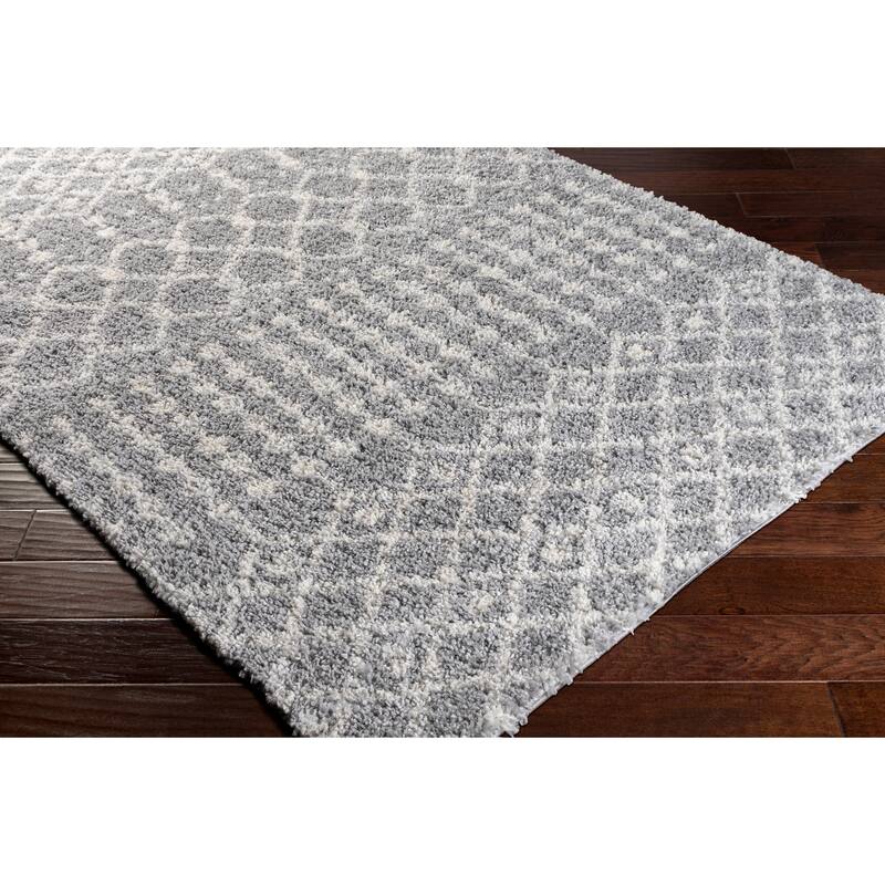Jai Moroccan Stripe Plush Area Rug