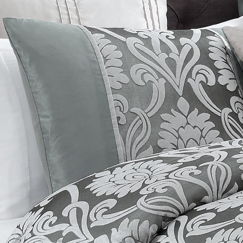Riverbrook Home Dupre Gray Microfiber Comforter Set