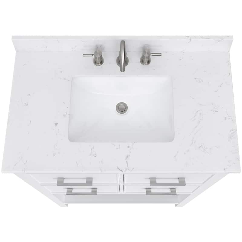 Avanity BROOKS-VS37-E Brooks 37" Free Standing Single Basin Vanity Set