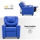 preview thumbnail 18 of 43, Mcombo Kids Recliner Chair Armrest Sofa for Toddlers Faux Leather