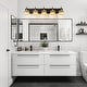 preview thumbnail 42 of 182, 2/3/4-Light Modern Bathroom Crystal Vanity Light Wall Sconces