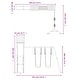 preview thumbnail 21 of 19, vidaXL Swing Set Outdoor Backyard Wooden Playground Equipment for Kids Age 3-8