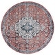 preview thumbnail 26 of 25, SAFAVIEH Rosewood Haxherije Traditional Oriental Rug 6'7" Round - Ivory/Red - Round
